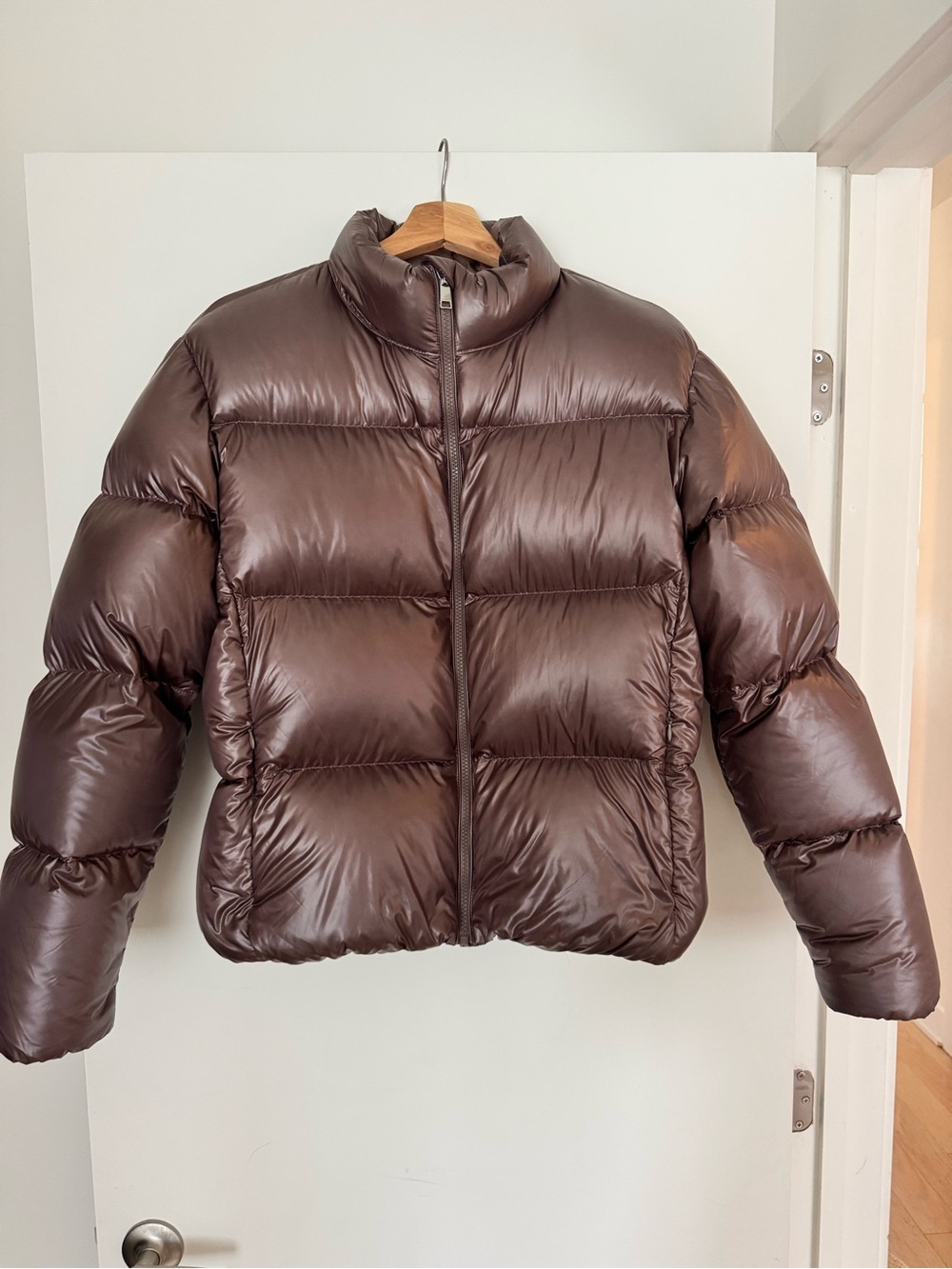 Brown Puffer Jacket - Women Babaton
